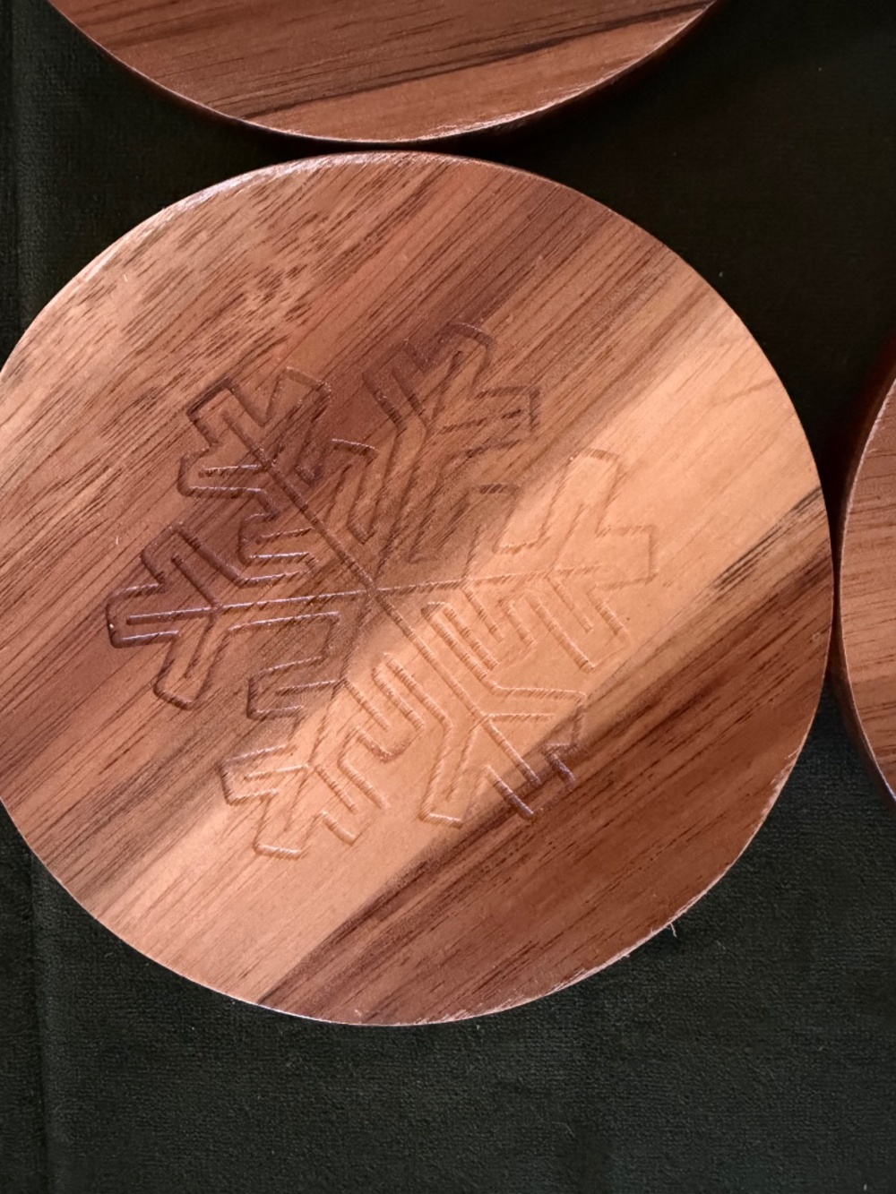 Snowflake Coasters - Picture 1 of 4